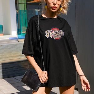 Letter Graphic oversized tee
